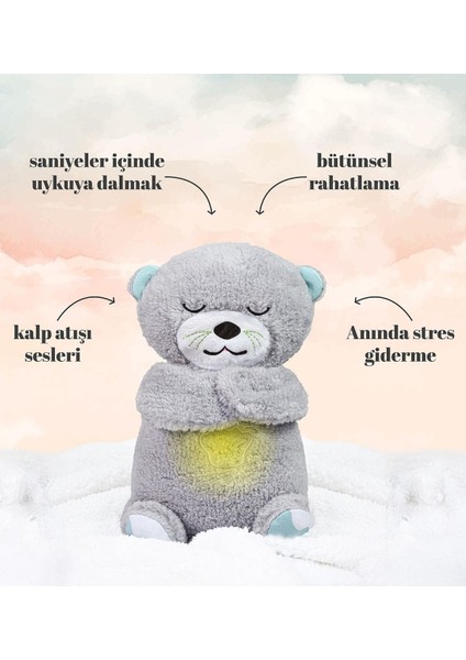 Bebek Uyku Arkadaşı: Nefes Alıp Veren Peluş Su Samuru Oyuncakla Uyku Zamanı Daha Huzurlu 1 Adet indirimleri