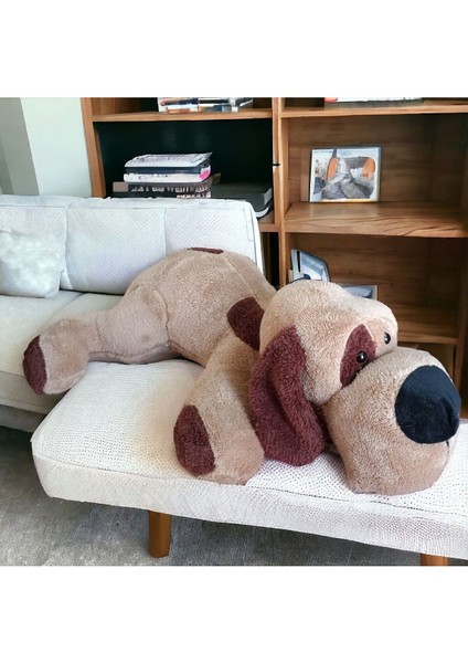 Toyzz 120 cm Yatan Kopek Pelus Oyuncak Yastık 1 Adet