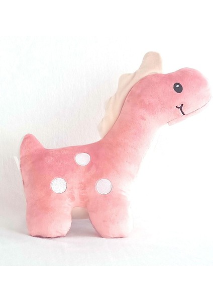 Uyku Arkadaşım Sevimli Peluş Dinozor Pembe 35 Cm. 1 Adet