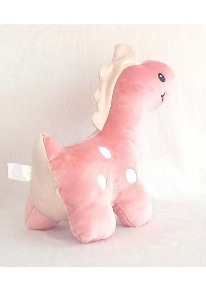 Uyku Arkadaşım Sevimli Peluş Dinozor Pembe 35 Cm. 1 Adet