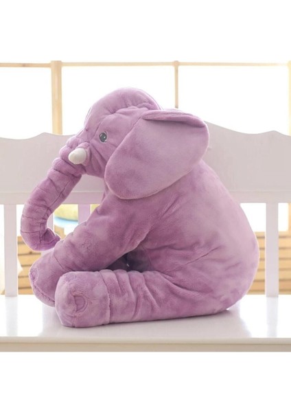 Yumuşacık Uyku Arkadaşı Pembe Fil Tam 90 cm Boyunda 1 Adet