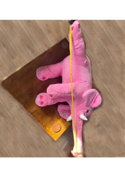 Yumuşacık Uyku Arkadaşı Pembe Fil Tam 90 cm Boyunda 1 Adet fiyatları