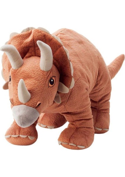 Luxury Jattelık Yumuşak Peluş Dinozor Gergedan Oyuncak 46 cm 1 Adet