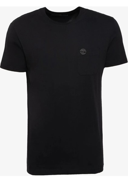 Dunstan Rıver Chest Pocket Short Sleeve Erkek Siyah Tshirt TB0A2CQYX651