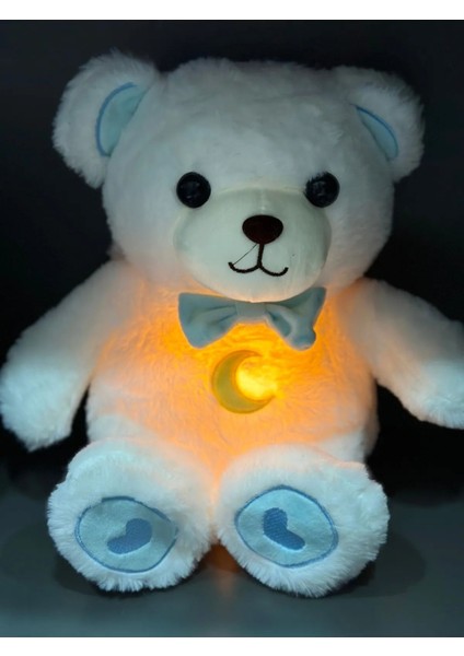 Luxury Nefes Alan Sevımlı Tatlı Ayıcık Uyku Arkadaşı Müzikli Peluş 1 Adet