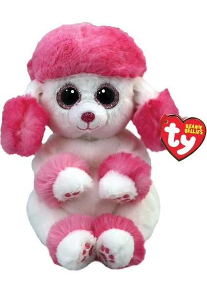 Ty Beanie Heartly Pink & White Poodle 20 cm 1 Adet