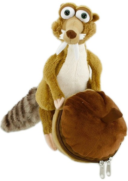 Ice Age - Buz Devri Scrat ve Hediyesi Peluş Oyuncak / 1 Adet