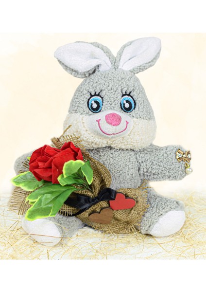 25 cm Romantik Tavşan 1 Adet