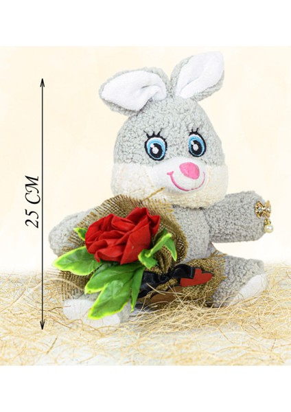 25 cm Romantik Tavşan 1 Adet modelleri
