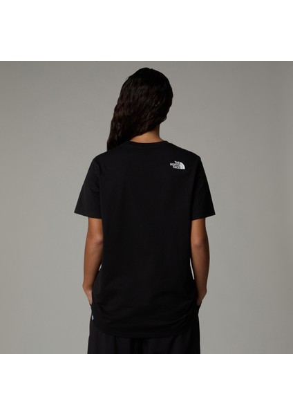 W Ss Relaxed Easy Tee Kadin Siyah Tshirt NF0A8A6GJK31 fiyatları