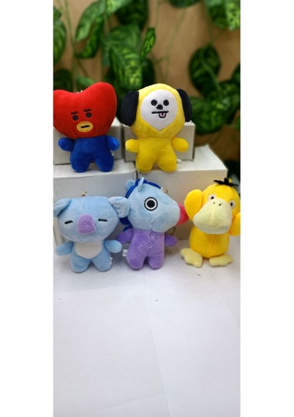 Sevimli Peluş Bt Karakterleri Oyuncak Bebek Anahtarlık Hediyelik Sevimli Peluş Anahtarlık 1 Adet indirimleri