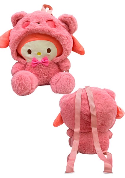 Kuromi Melodi Peluş Oyuncak Çanta - 30 cm My Melody ve Kuromi 1 Adet fiyatları