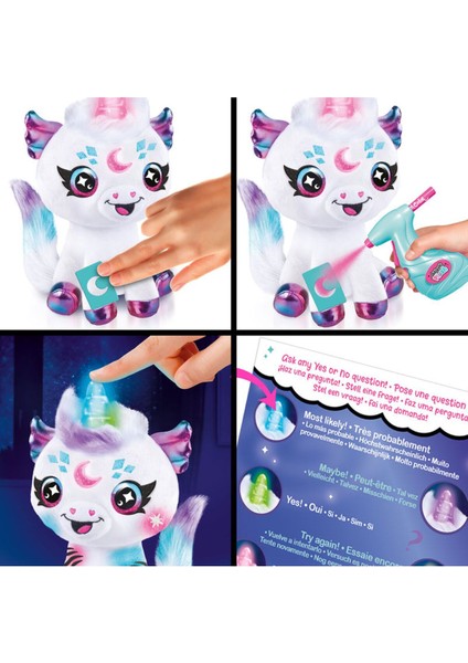 Airbrush Plush Cosmic Unicorn 1 Adet