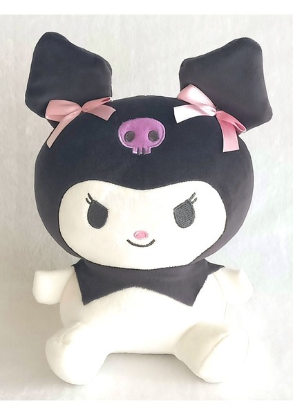 Kuromi Karikatür Peluş Oyuncak 25 cm (Füme) 1 Adet