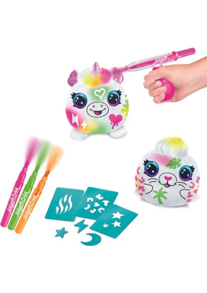 Airbrush Plush Sürpriz Mini Neon Peluş 2’li Paket 1 Adet