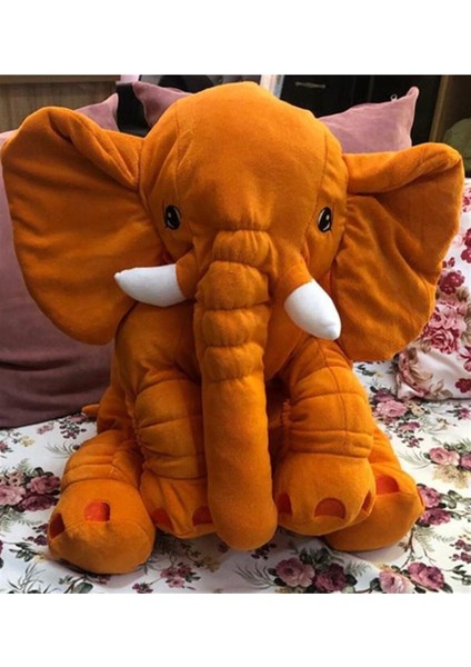 80 cm Uyku Arkadaşım Fil Peluş - Dev Fil 1 Adet