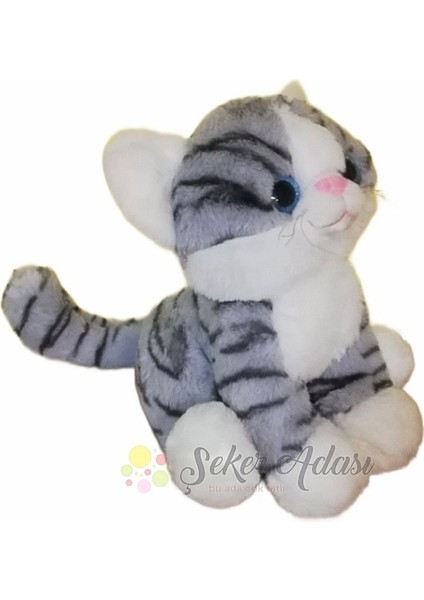 Sevimli Şirin Peluş Kedi 28 cm - En Güzel Hediyelik 1 Adet