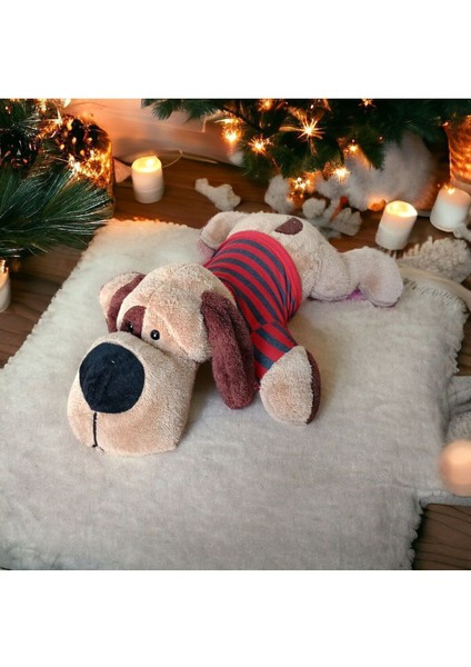 Toyzz 75 cm Uykucu Köpek Peluş Oyuncak Uyku Arkadasi Tshortlü Kopek Yastik 1 Adet
