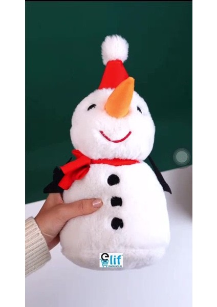 Peluş Kardan Adam 30 cm ( Yıkanabilir ) 1 Adet