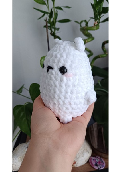 Amigurumi Beyaz Kutup Ayısı Peluş Oyun Arkadaşı 1 Adet modelleri