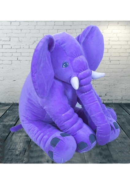 Lila Uyku Arkadaşım Dev Fil Peluş 65 cm 1 Adet