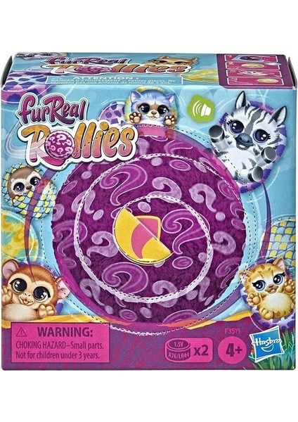 F3519 Furreal Rollies Ponpon Hayvanlar Sürpriz Paket 1 Adet