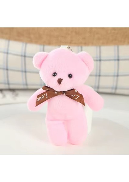 Yumoş Peluş Ayıcık Anahtarlık Şirin Sevimli Mini Çanta Aksesuarı Sürpriz Ayı Şık Zarif Hediyelik 1 Adet