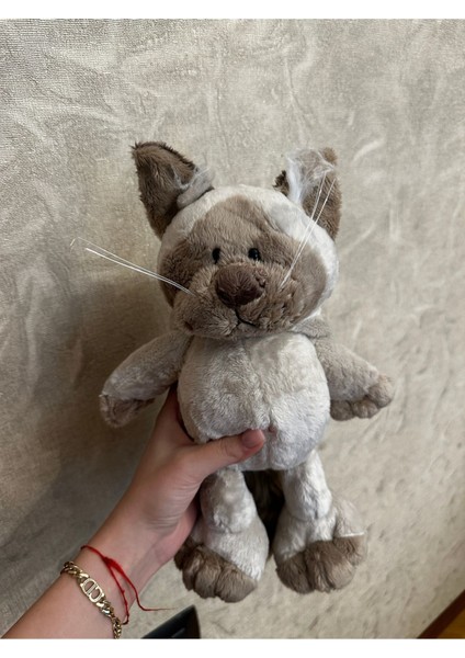 Luxury Nici Snowcat - Peluş Oyuncak Kedi - Peluş Kapüşonlu Kedi - Oyuncak Kar Kedisi 1 Adet modelleri