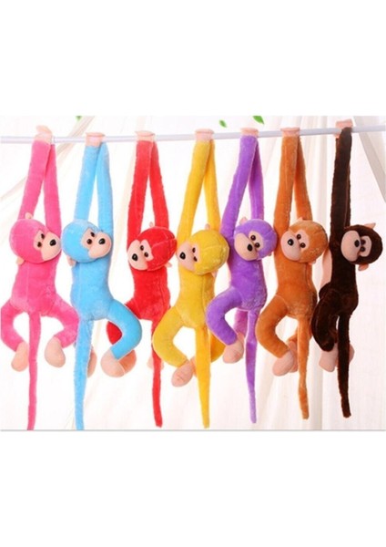 Elleri Yapışabilen Sevimli Peluş Maymun Oyuncak - 70 cm 1 Adet