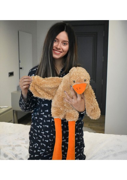 Peluş Kaz Yastık Uyku Arkadaşı - Şeker Gibi Yumuşak ve Konforlu 1 Adet