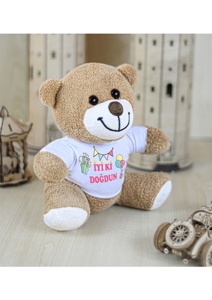 25 cm Iyi Ki Doğdun Çiçek Ayı 1 Adet modelleri