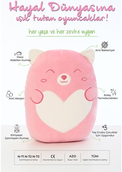 30 cm Figürlü Peluş Yastık Serisi 1 Adet
