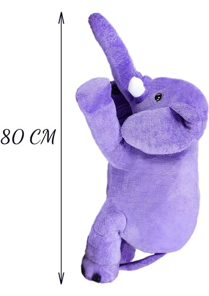 Uyku Arkadaşım Fil Peluş Fil 80CM (%100 Yerli) 1 Adet