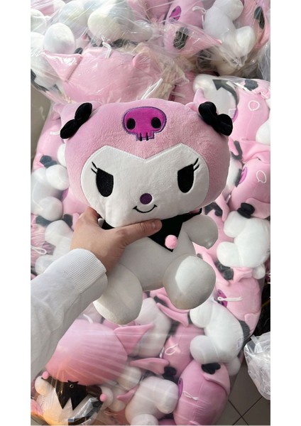 Kuromi Peluş Oyuncak 35 cm Pembe 1 Adet