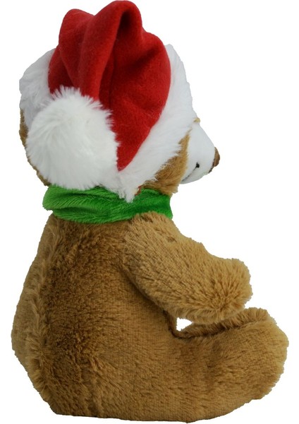 Atkılı ve Yılbaşı Şapkalı Peluş Ayı 23 cm 78154 1 Adet modelleri