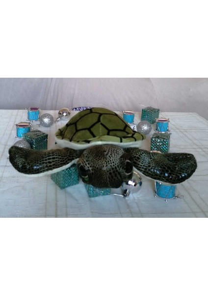 Caretta Caretta Peluş Kaplumbağa 25CM - Sevgililer Günü Hediyesi 1 Adet