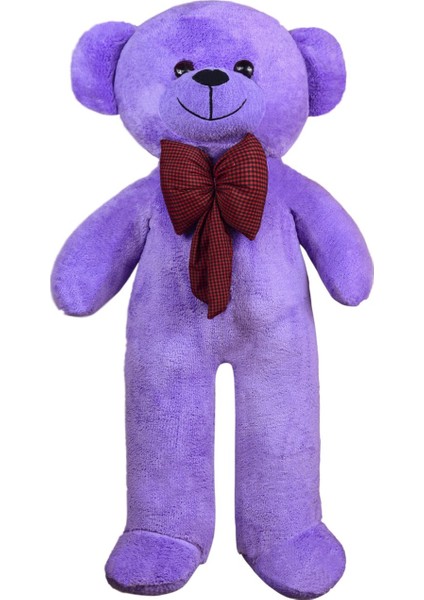 Büyük Boy Peluş Ayı - 120 cm, Yumuşak ve Papyonlu 1 Adet