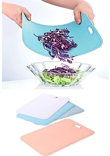 Luxury Bükülebilir Esnek Kesme Matı Meyve Sebze Doğrama Kesme Tahtası 20X30 cm (K95) 1 Adet