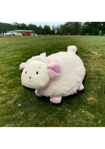 Toyzz 30 cm Sevimli Beyaz Kuzu Peluş Oyuncak & Uyku Arkadaşı & Hediyelik Kuzucuk 1 Adet
