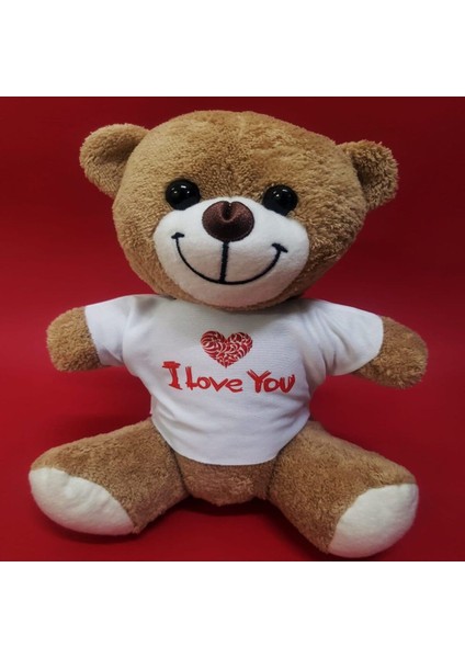I Love You Tişörtlü Ayı 1 Adet