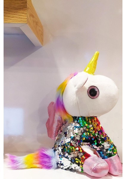Peluş Unicorn At 1 Adet