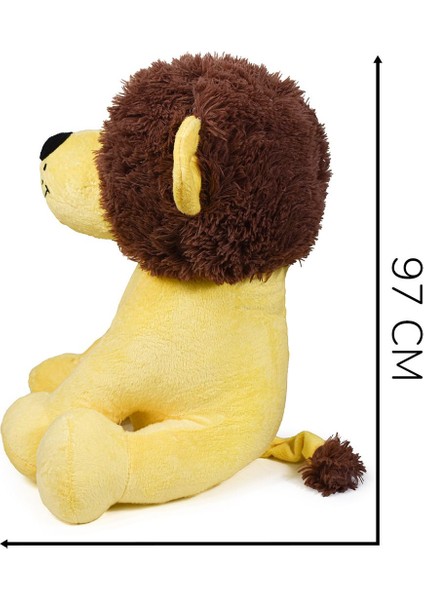 Peluş Aslan - Yumuşak ve Canlı Renklerde Aslan Oyuncak 1 Adet