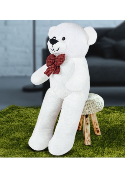 Peluş Papyonlu Yumuşak Sevimli Arkadaş - 90 cm Ayı 1 Adet fırsatları
