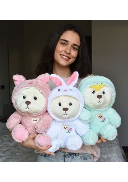 "kapşonlu Pufi Peluş Oyuncak - Yumuşak ve Sevimli, Çocuklar Için Eğlenceli Arkadaş" 1 Adet indirimleri