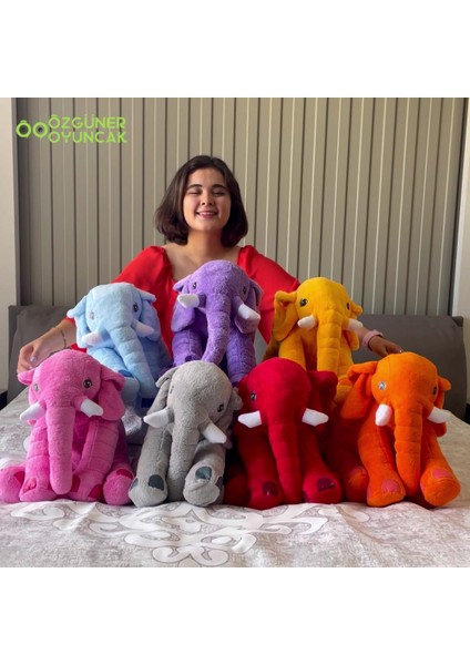 Yumuşacık Uyku Arkadaşı Gri Fil Peluş Hayvan 1 Adet fiyatları