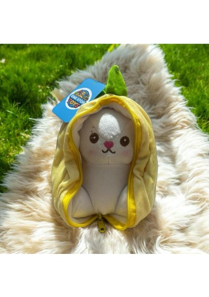 Pembe Çilek Tavşan 25 Cm- Peluş Oyuncak- Hem Çilek Hemde Tavşan 1 Adet