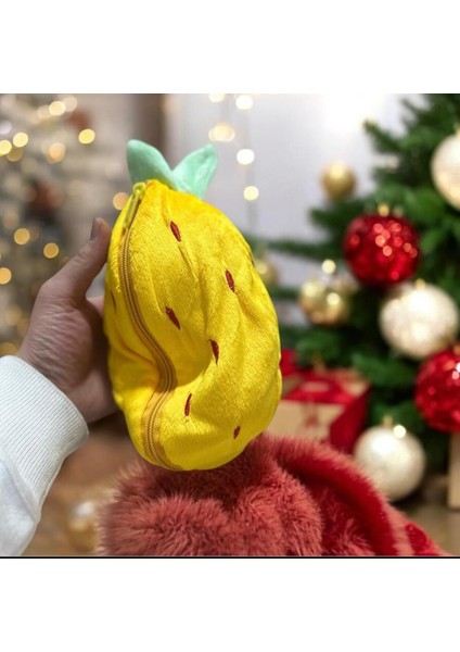 Pembe Çilek Tavşan 25 Cm- Peluş Oyuncak- Hem Çilek Hemde Tavşan 1 Adet
