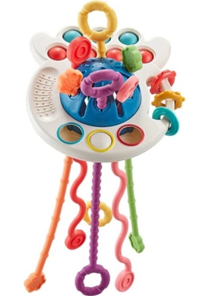 Prodigy Toy Eğitici Şekilli Silikon Oyuncak - Çok Renkli 1 Adet