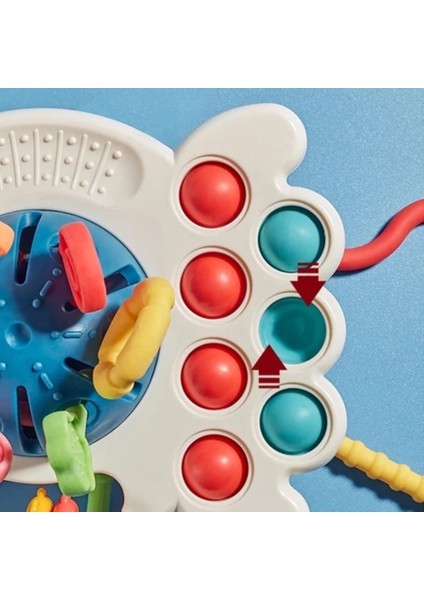 Prodigy Toy Eğitici Şekilli Silikon Oyuncak - Çok Renkli 1 Adet