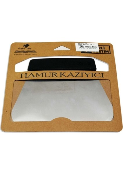 Luxury Profesyonel Metal Hamur Kazıyıcı 19 cm 1 Adet